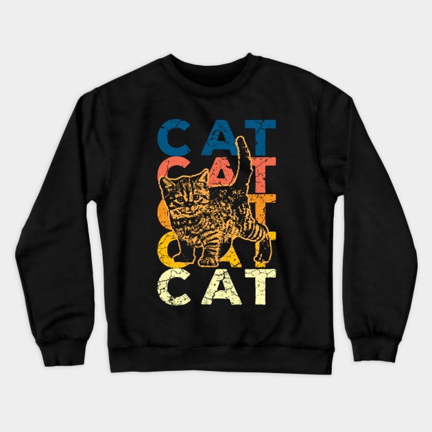 Kitten Crewneck Sweatshirt by Mila46